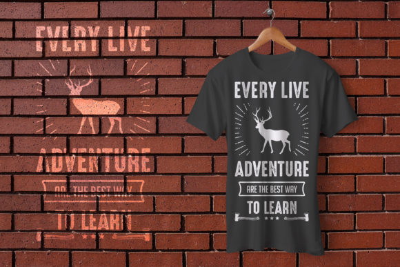 Every Live Adventure Deer Graphics & Print Templates