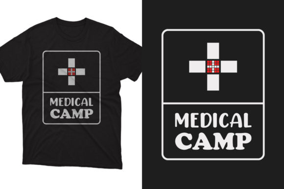 Medical Camp T-Shirt Design: Graphics & Print Templates