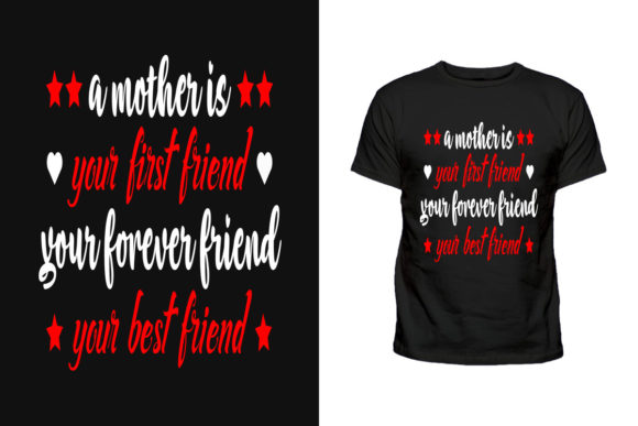 Mom Typography T-Shirt Design Graphics