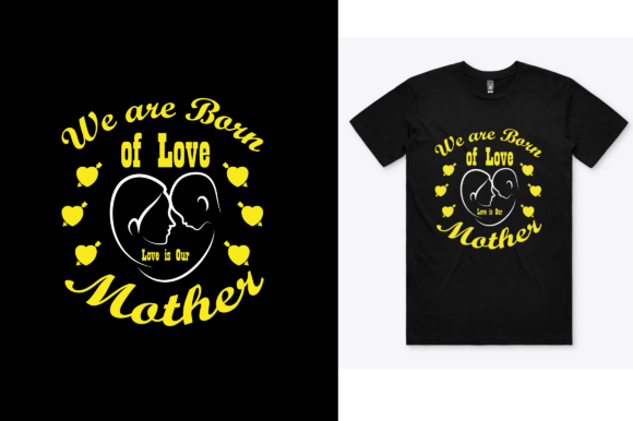 Mother Day T-Shirt Design: Graphics & Print Templates