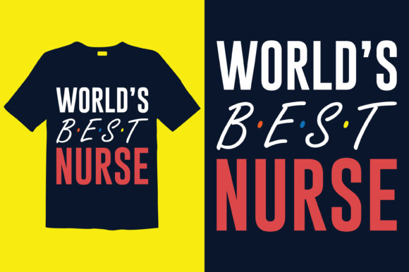 Nurse T-shirt Design 003: Graphics & Print Templates