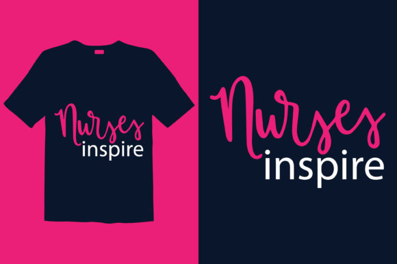 Nurse T-shirt Design 011: Graphics & Print Templates