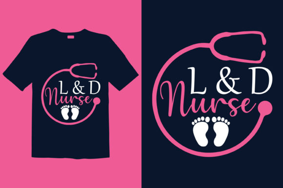 Nurse T-shirt Design 014: Graphics & Print Templates