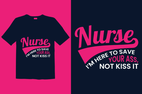 Nurse T-shirt Design 015: Graphics & Print Templates