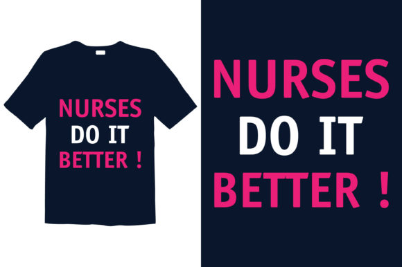 Nurse T-shirt Design 016: Graphics & Print Templates