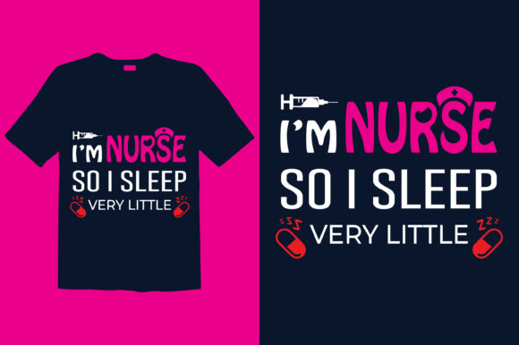 Nurse T-shirt Design 019: Graphics & Print Templates
