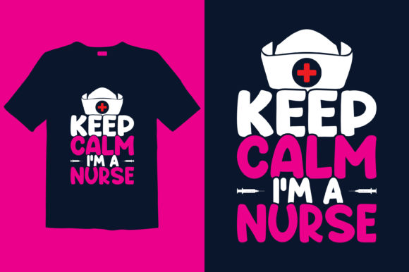 Nurse T-shirt Design 021: Graphics & Print Templates