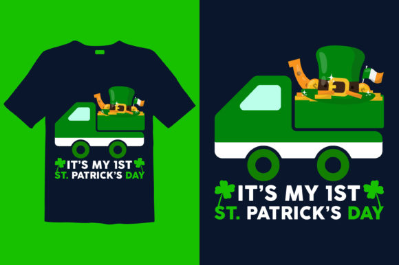 St. Patrick's Day T-shirt Design 002: Graphics & Print Templates