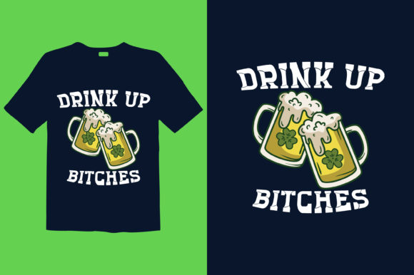 St. Patrick's Day T-shirt Design 037: Graphics & Print Templates