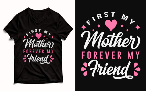 Typography T-shirt Design About Mother Graphics & Print Templates
